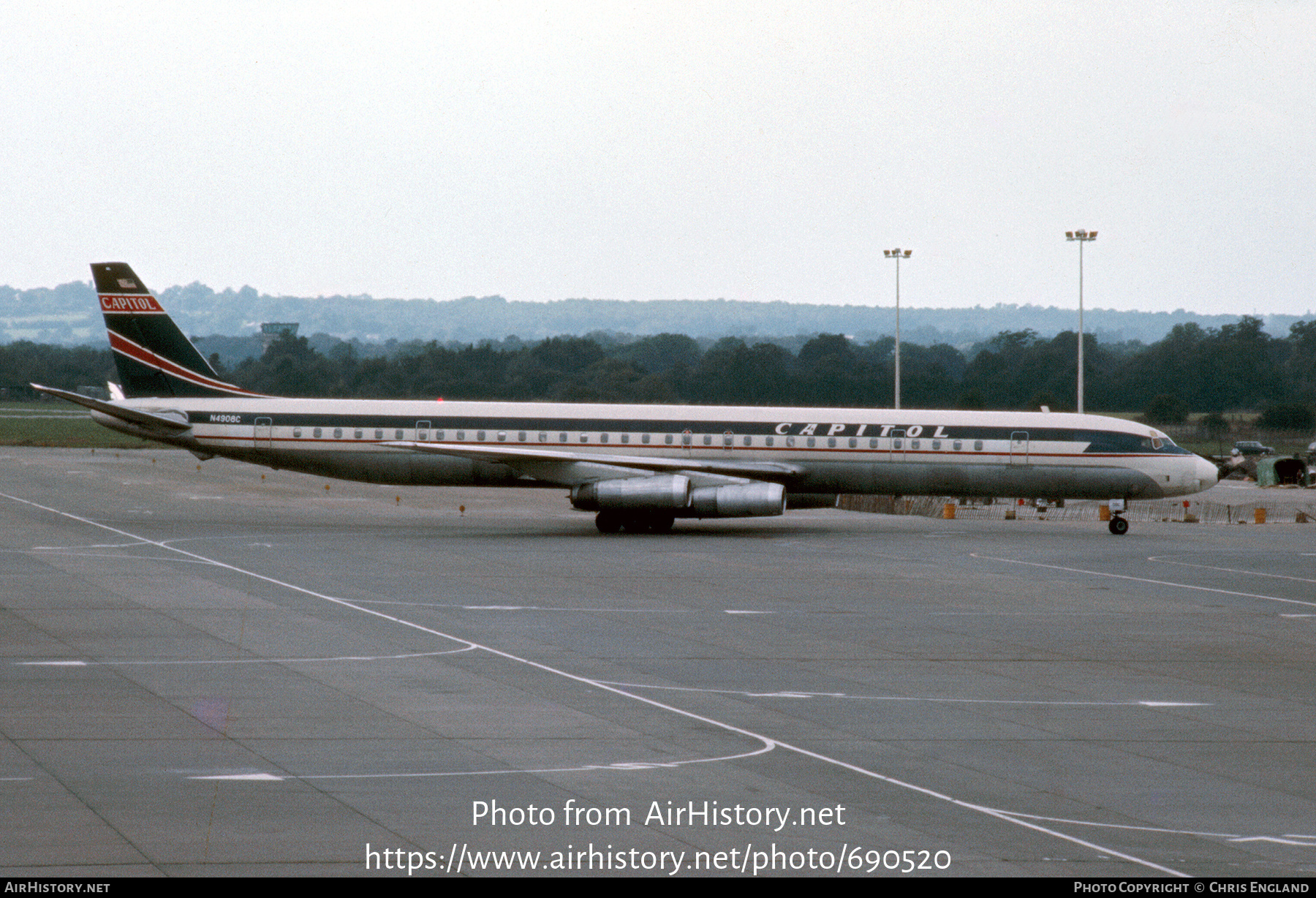 Aircraft Photo of N4908C | McDonnell Douglas DC-8-63CF | Capitol International Airways | AirHistory.net #690520