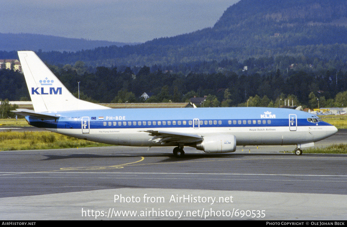 Aircraft Photo of PH-BDE | Boeing 737-306 | KLM - Royal Dutch Airlines | AirHistory.net #690535