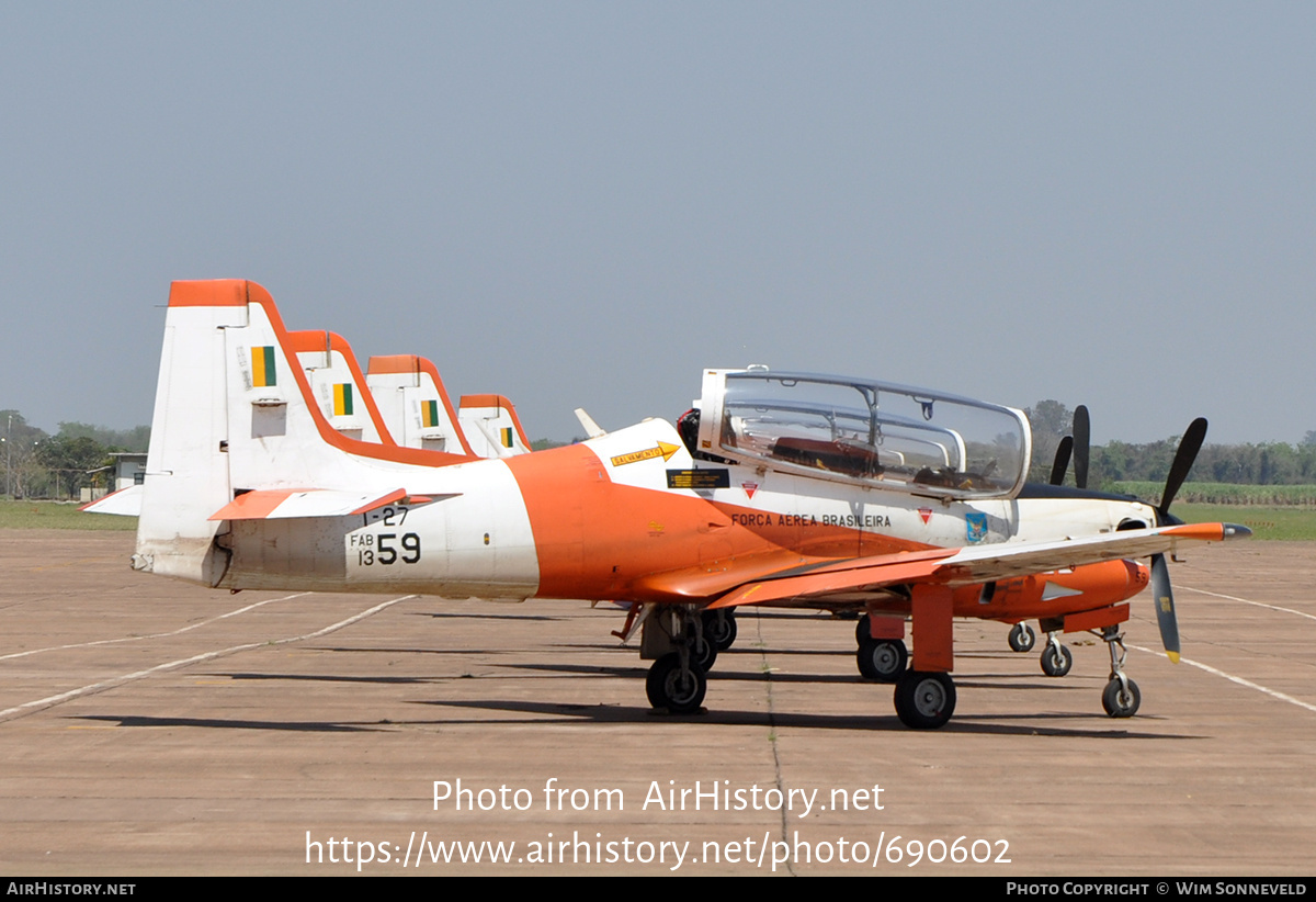 Aircraft Photo of 1359 | Embraer T-27 Tucano | Brazil - Air Force | AirHistory.net #690602