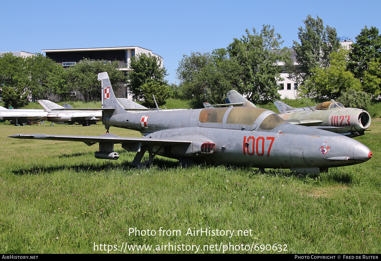Aircraft Photo of 1007 | PZL-Mielec TS-11 Iskra bis B | Poland - Air Force | AirHistory.net #690632