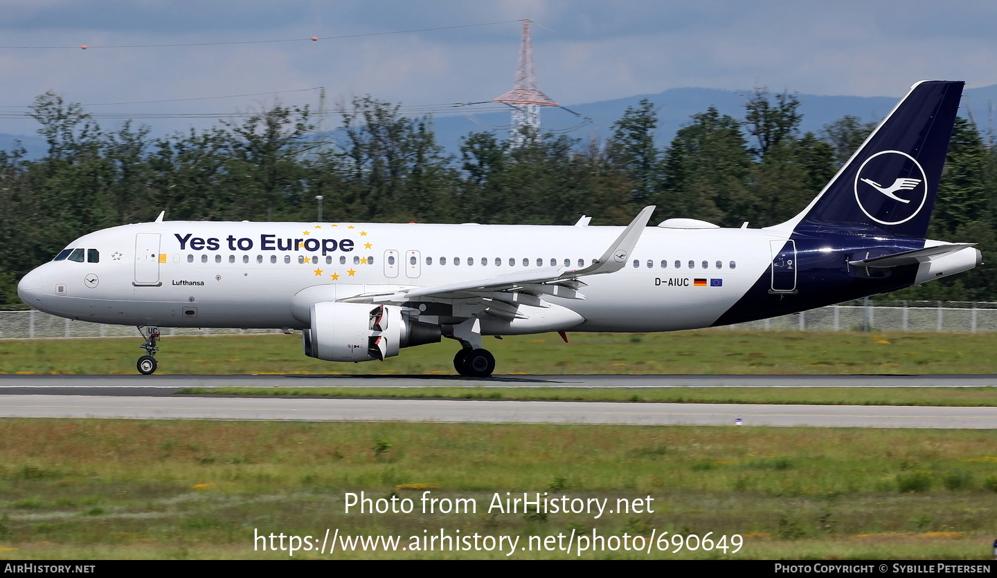 Aircraft Photo of D-AIUC | Airbus A320-214 | Lufthansa | AirHistory.net #690649