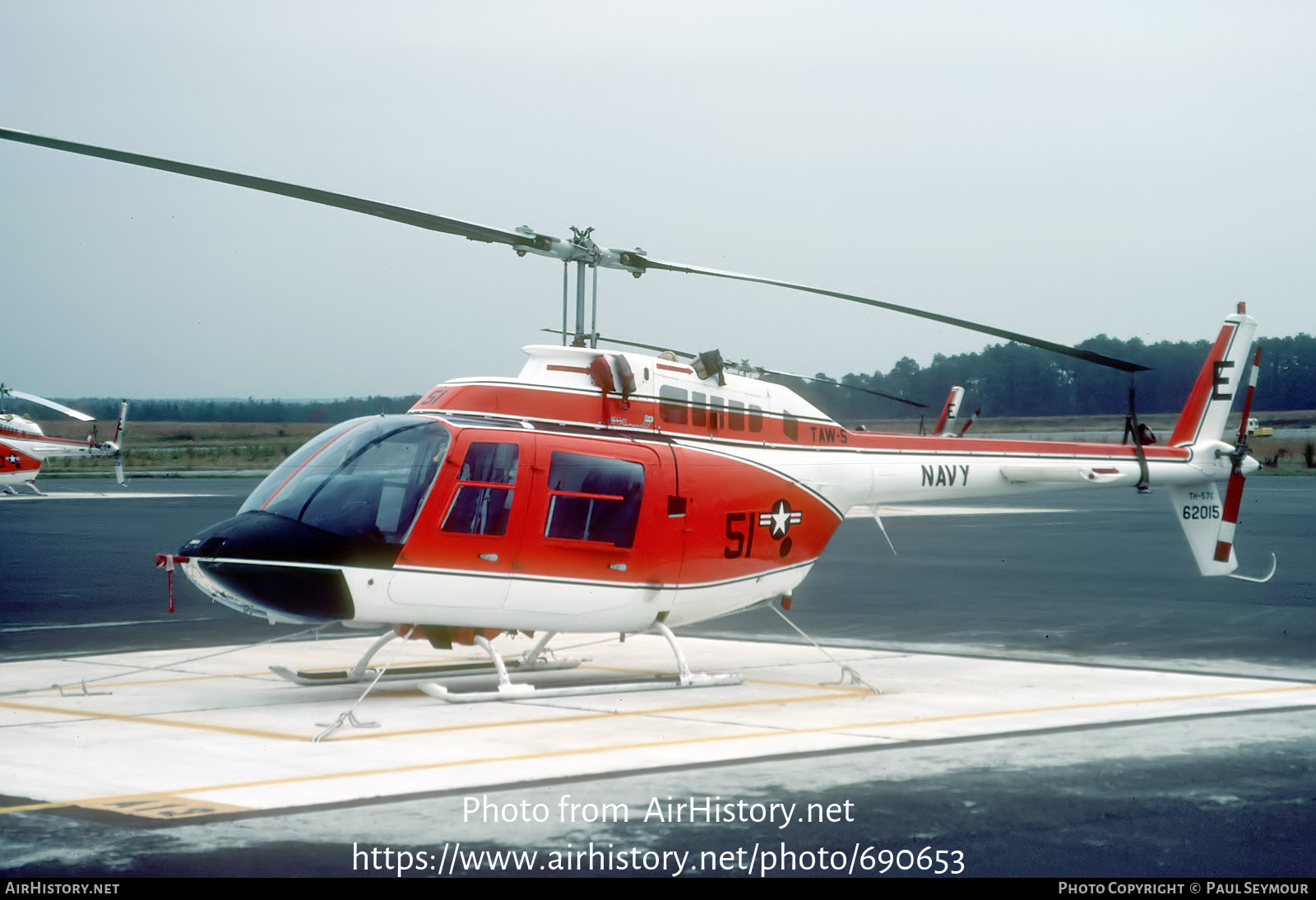 Aircraft Photo of 162015 / 62015 | Bell TH-57C SeaRanger (206B-3) | USA - Navy | AirHistory.net #690653