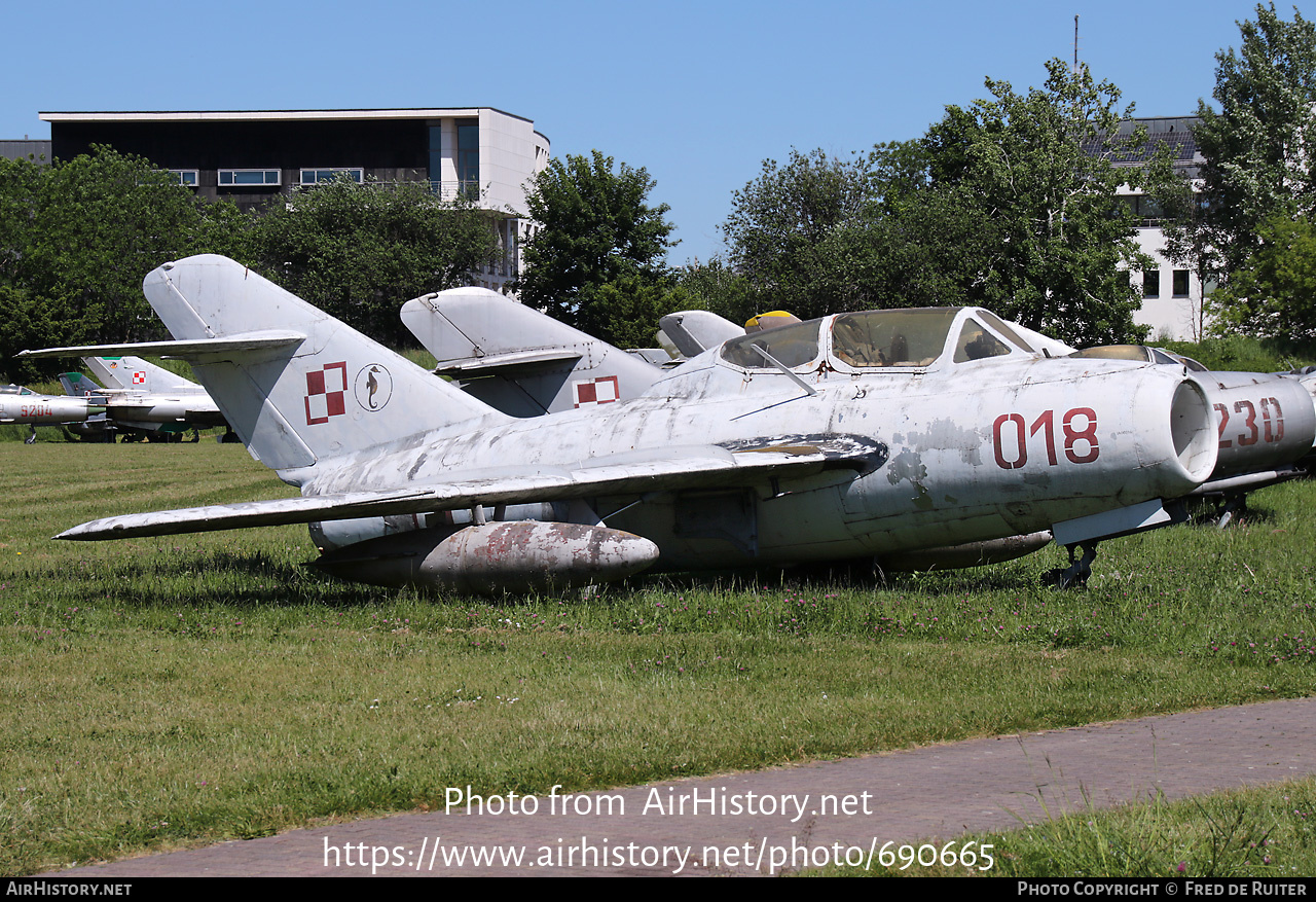 Aircraft Photo of 018 | PZL-Mielec SBLim-2M (MiG-15UTI) | Poland - Air Force | AirHistory.net #690665
