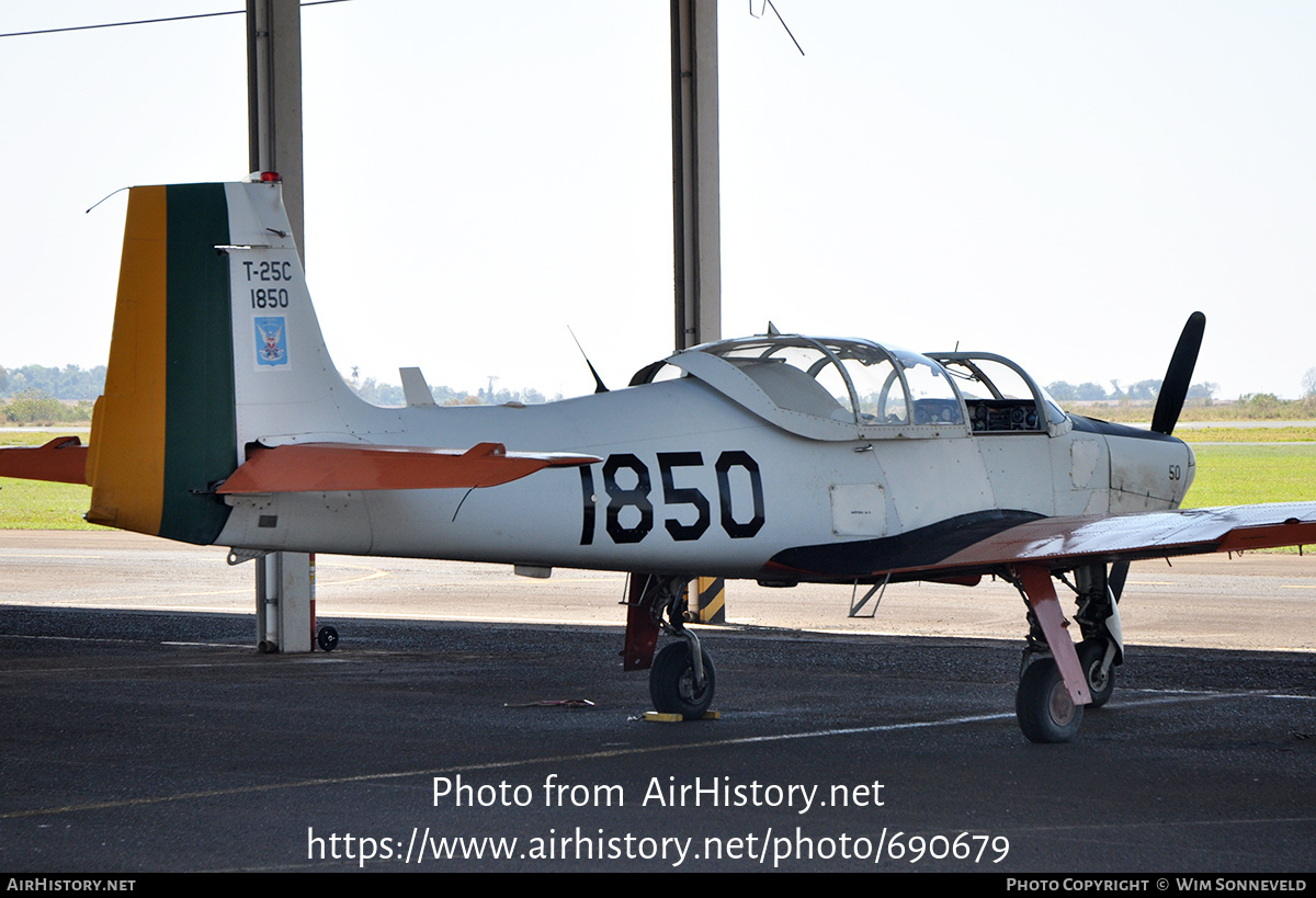 Aircraft Photo of 1850 | Neiva T-25C Universal | Brazil - Air Force | AirHistory.net #690679