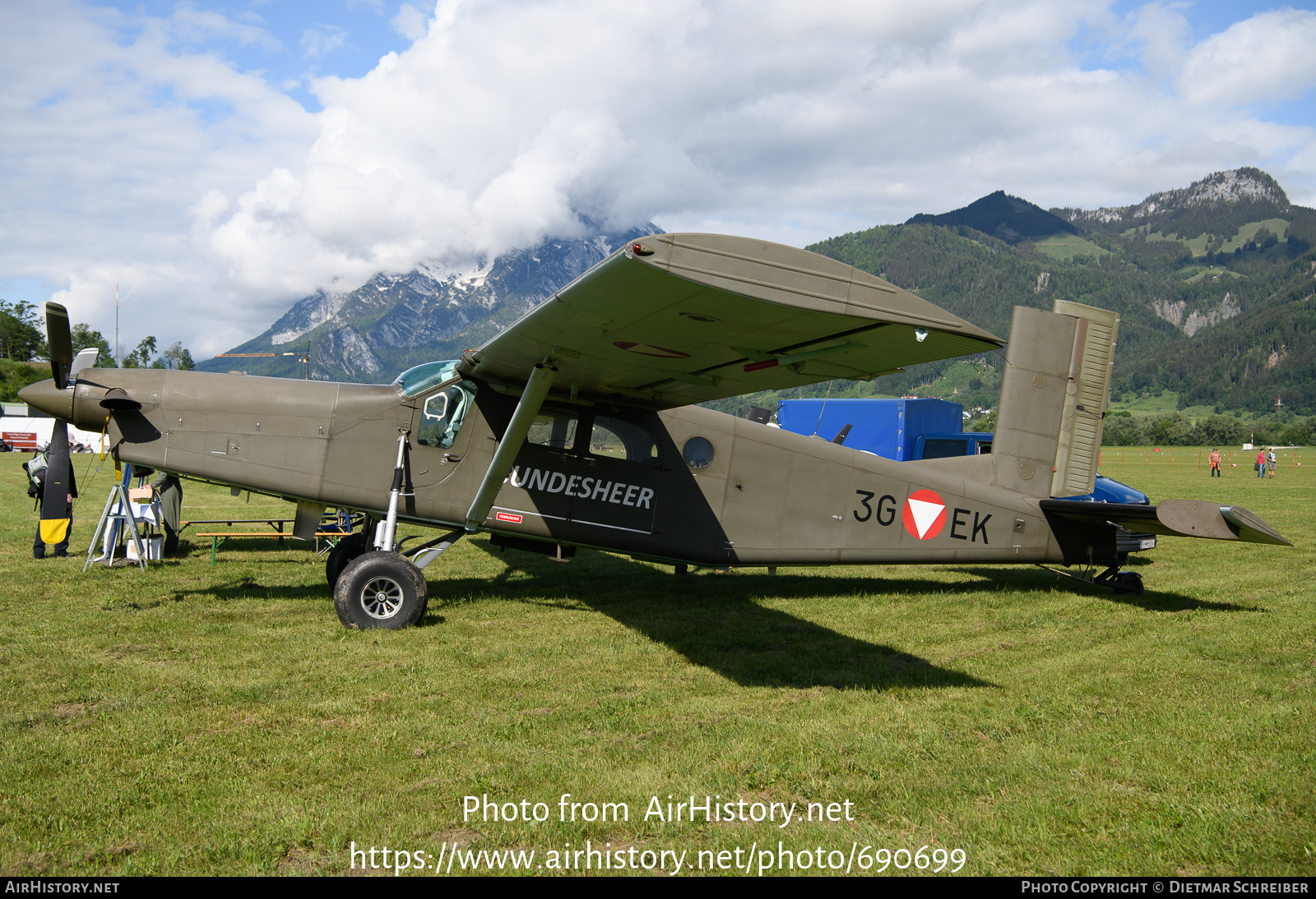 Aircraft Photo of 3G-EK | Pilatus PC-6/B2-H2 Turbo Porter | Austria - Air Force | AirHistory.net #690699
