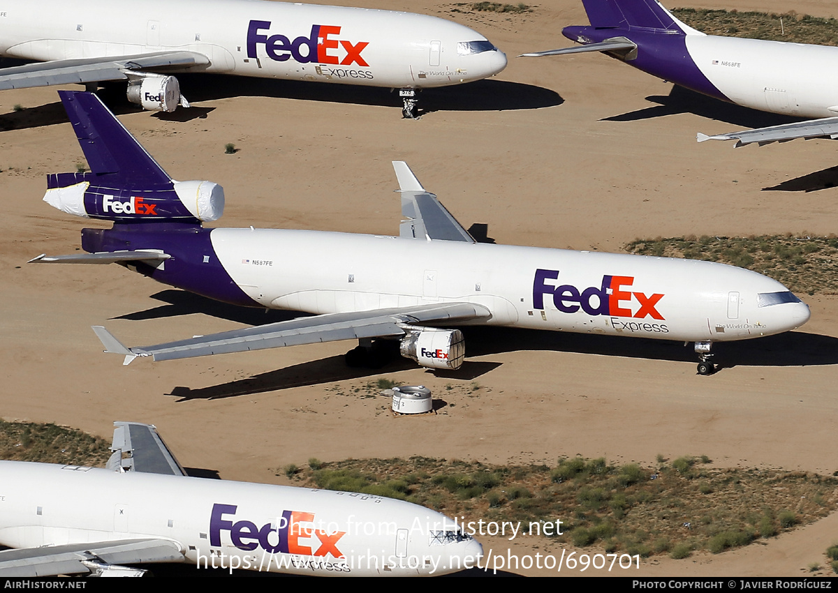 Aircraft Photo of N587FE | McDonnell Douglas MD-11/F | FedEx Express | AirHistory.net #690701