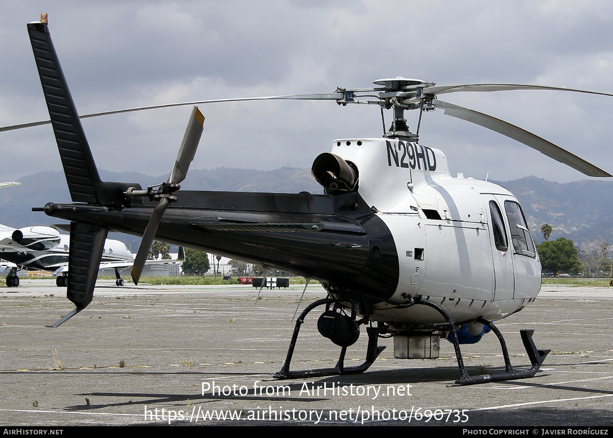 Aircraft Photo of N29HD | Eurocopter AS-350B-2 Ecureuil | AirHistory.net #690735