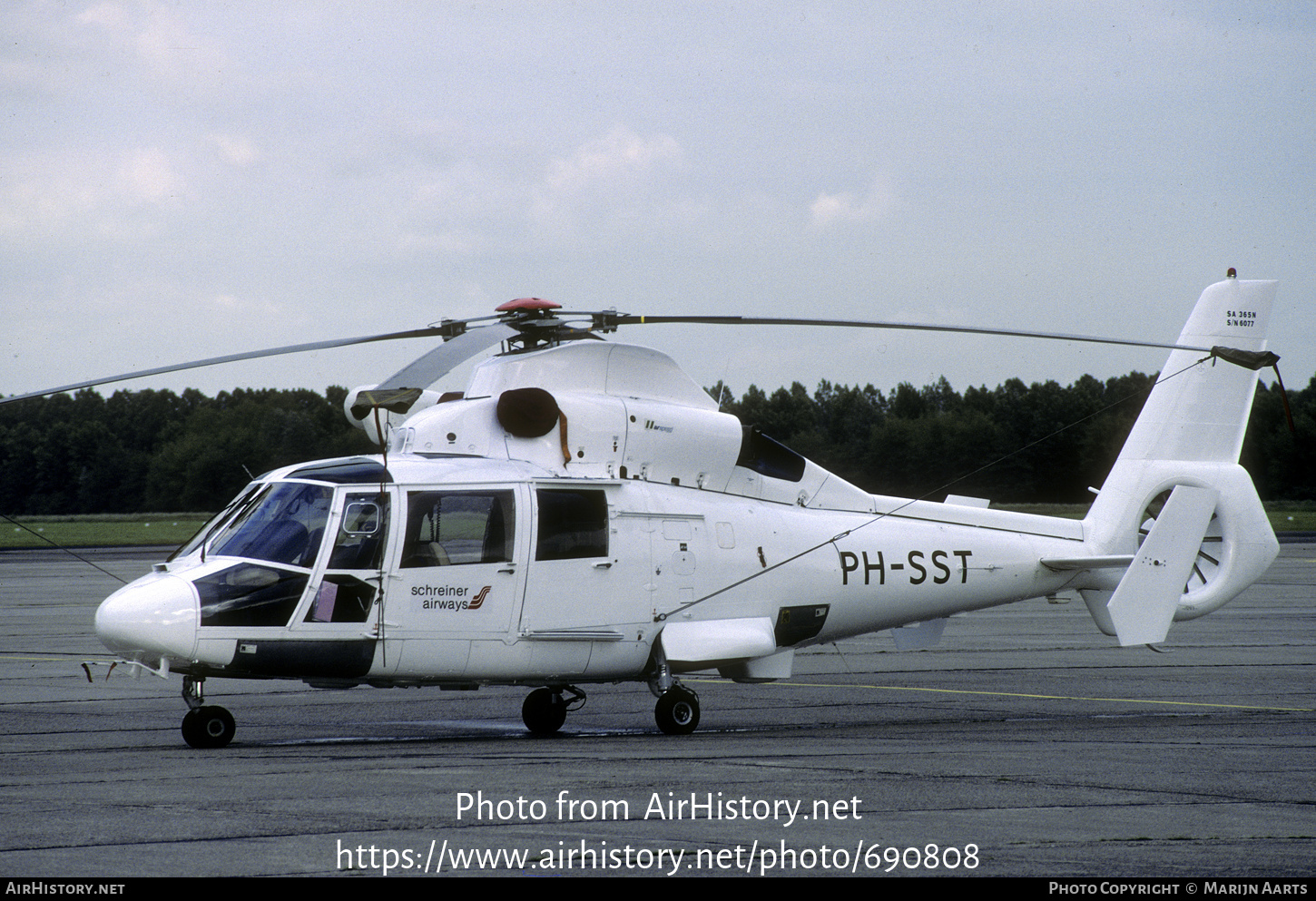 Aircraft Photo of PH-SST | Aerospatiale AS-365N Dauphin 2 | Schreiner Airways | AirHistory.net #690808
