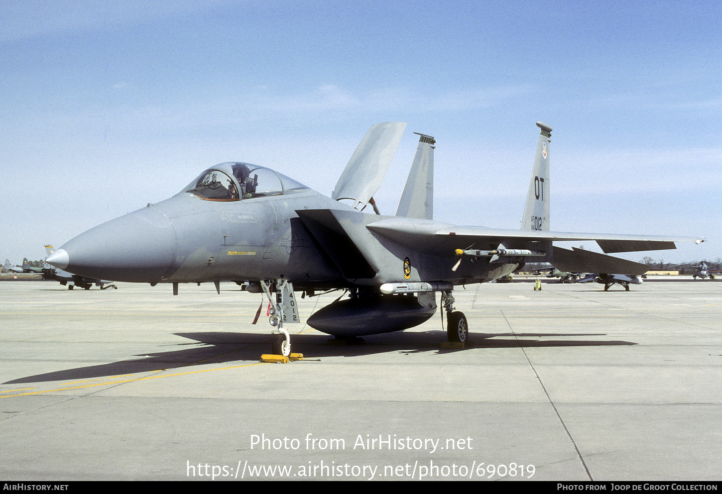 Aircraft Photo of 84-0012 / AF84-012 | McDonnell Douglas F-15C Eagle | USA - Air Force | AirHistory.net #690819