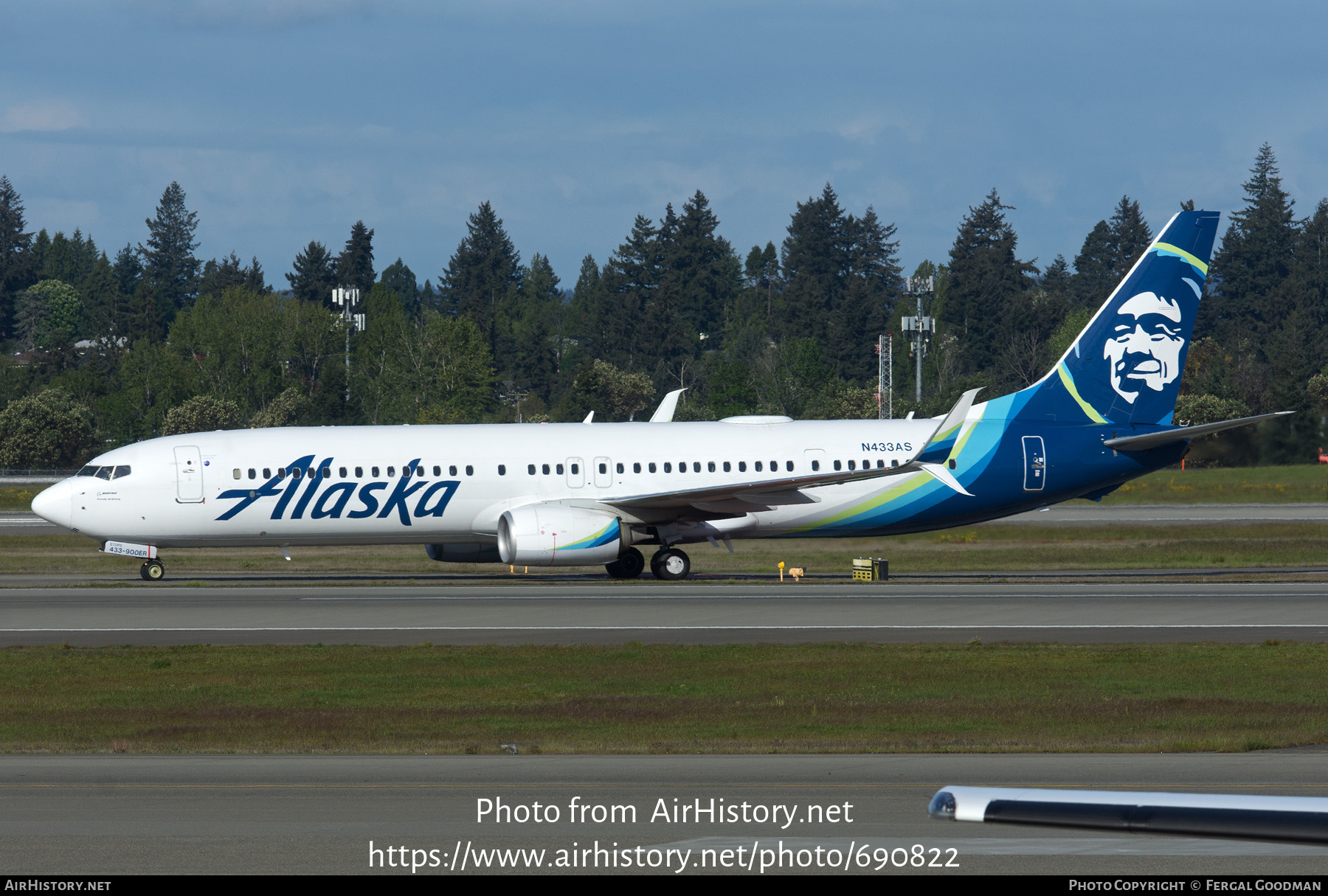 Aircraft Photo of N433AS | Boeing 737-990/ER | Alaska Airlines | AirHistory.net #690822