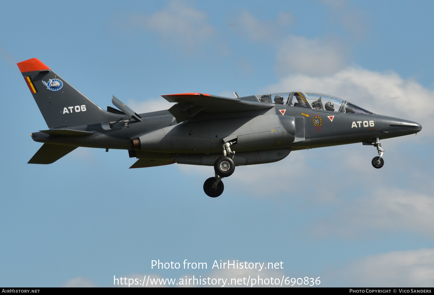 Aircraft Photo of AT-06 | Dassault-Dornier Alpha Jet 1B+ | Belgium - Air Force | AirHistory.net #690836