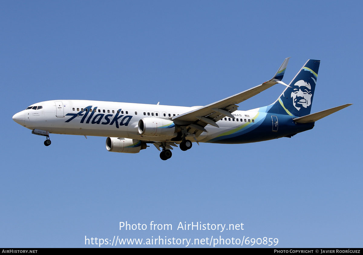 Aircraft Photo of N596AS | Boeing 737-890 | Alaska Airlines | AirHistory.net #690859