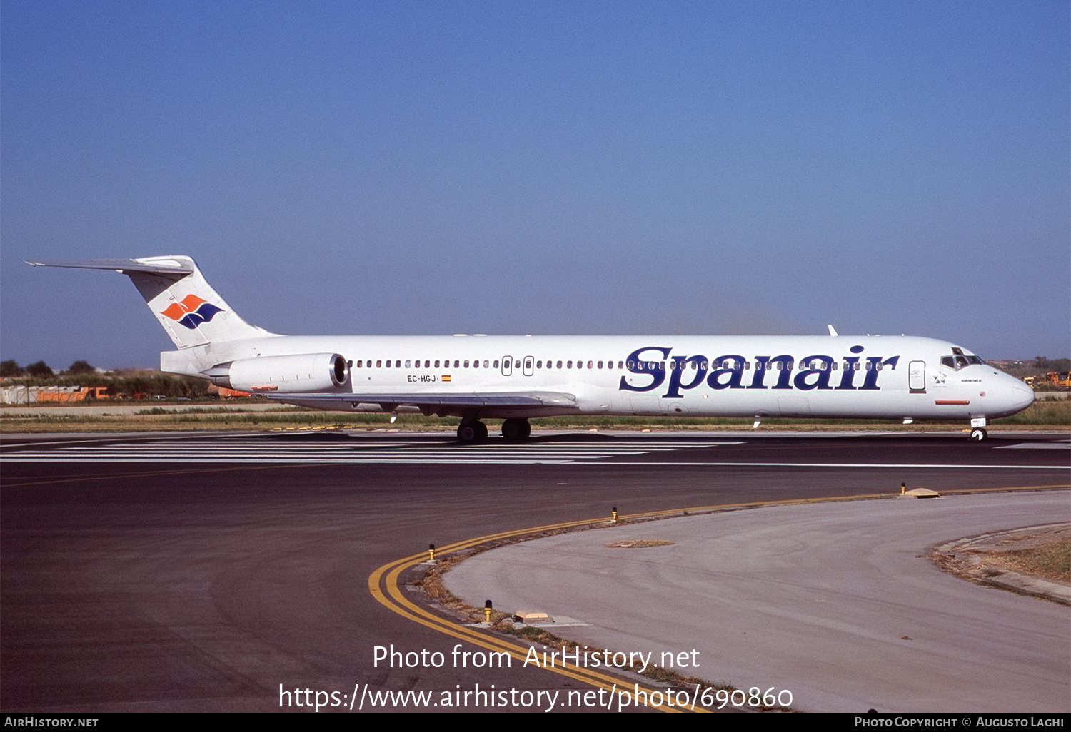 Aircraft Photo of EC-HGJ | McDonnell Douglas MD-82 (DC-9-82) | Spanair | AirHistory.net #690860