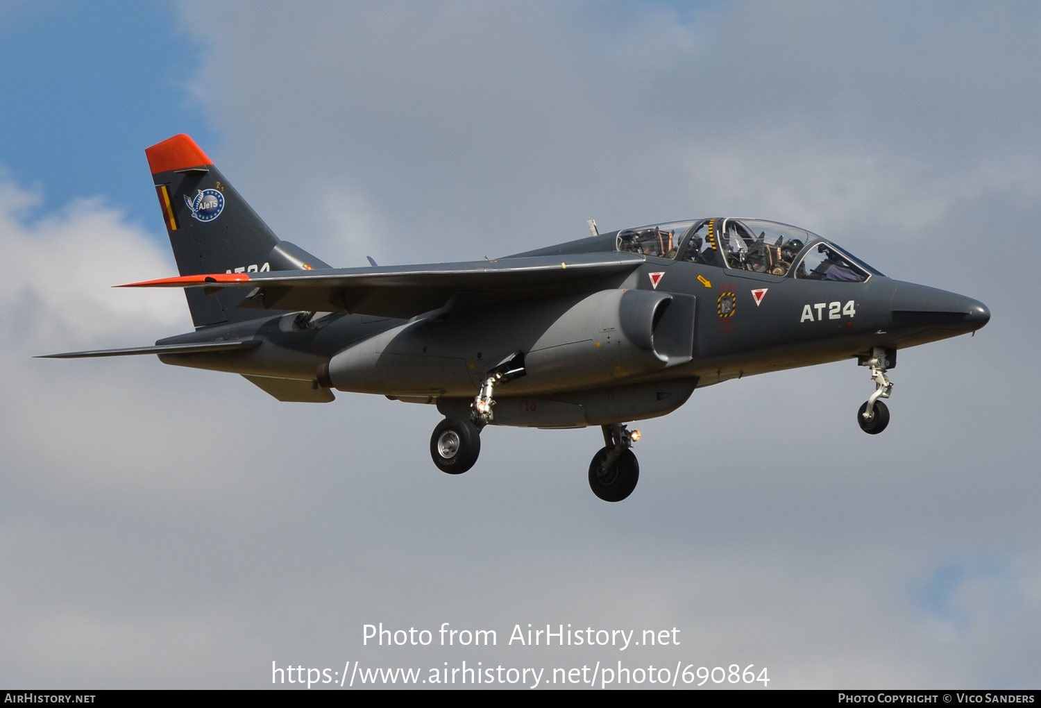 Aircraft Photo of AT24 | Dassault-Dornier Alpha Jet | Belgium - Air Force | AirHistory.net #690864