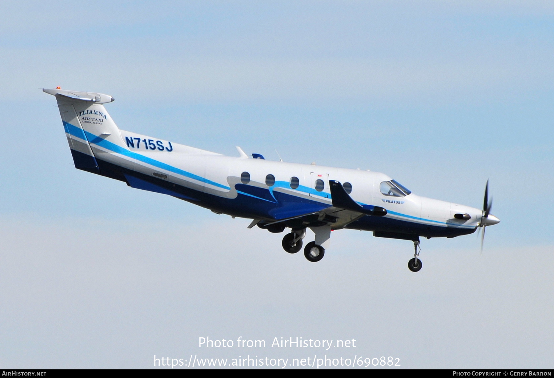 Aircraft Photo of N715SJ | Pilatus PC-12/45 | Iliamna Air Taxi | AirHistory.net #690882