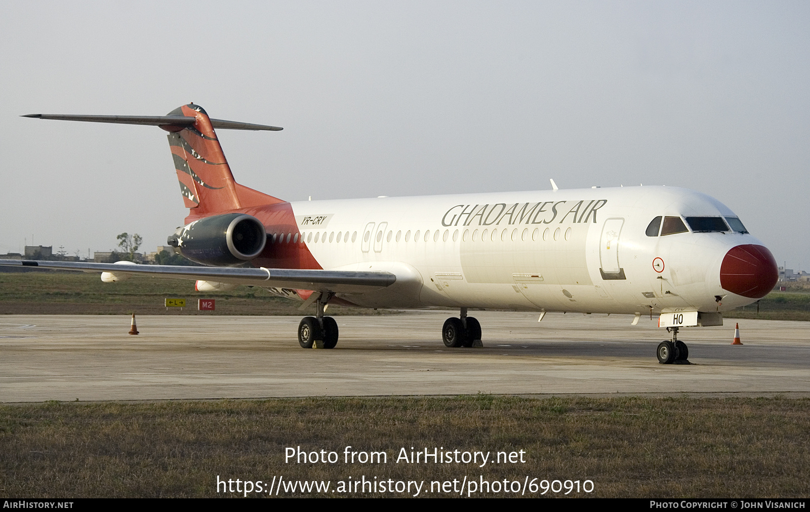 Aircraft Photo of YR-CRY | Fokker 100 (F28-0100) | Ghadames Air | AirHistory.net #690910