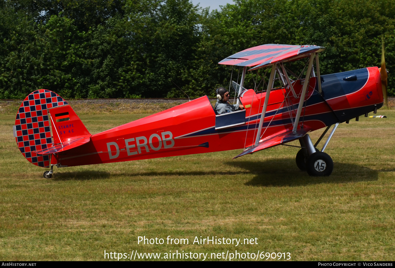 Aircraft Photo of D-EROB | Stampe-Vertongen SV-4C | AirHistory.net #690913