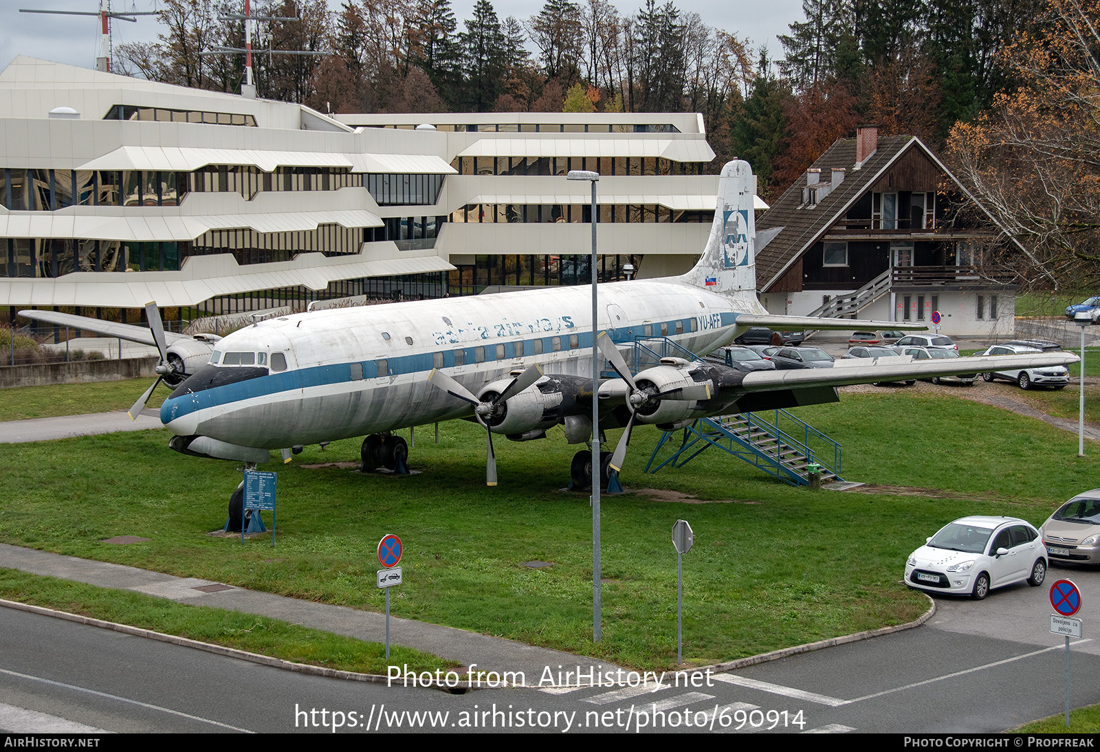 Aircraft Photo of YU-AFF | Douglas DC-6B | Adria Airways | AirHistory.net #690914