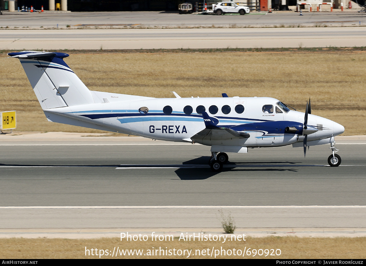 Aircraft Photo of G-REXA | Beechcraft 250 King Air (200GT) | AirHistory.net #690920