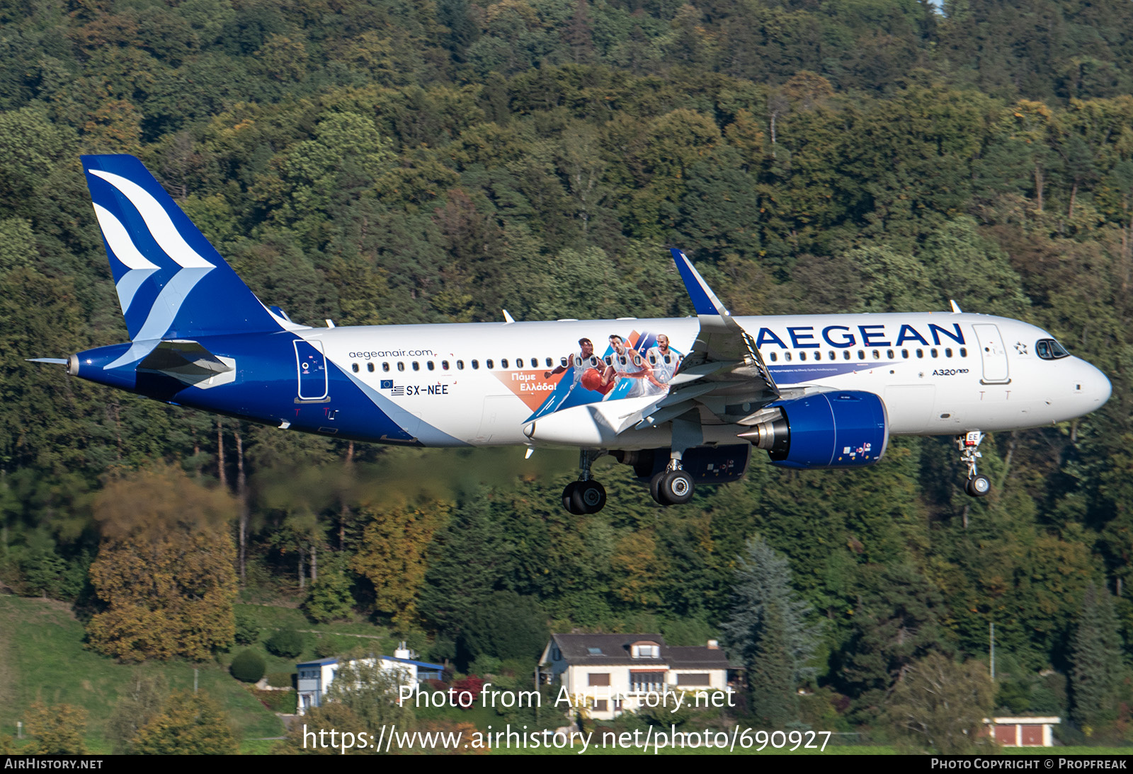 Aircraft Photo of SX-NEE | Airbus A320-271N | Aegean Airlines | AirHistory.net #690927