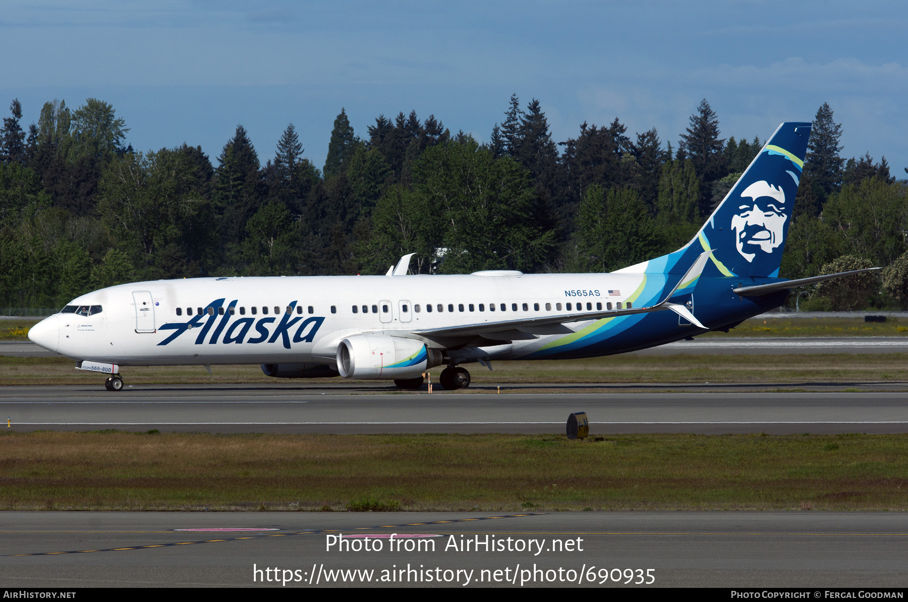 Aircraft Photo of N565AS | Boeing 737-890 | Alaska Airlines | AirHistory.net #690935