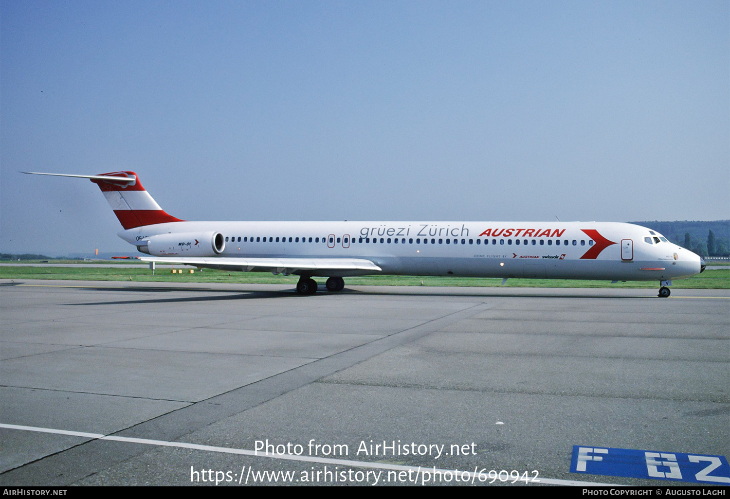 Aircraft Photo of OE-LDV | McDonnell Douglas MD-81 (DC-9-81) | Austrian Airlines | AirHistory.net #690942