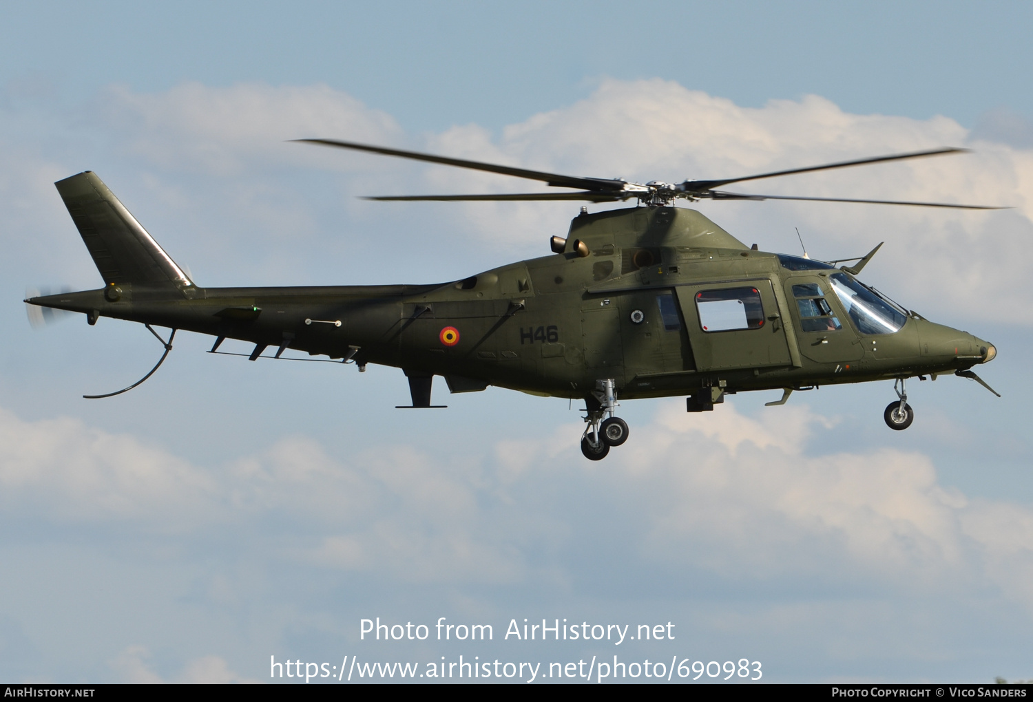 Aircraft Photo of H46 | Agusta A-109HA (A-109BA) | Belgium - Army | AirHistory.net #690983