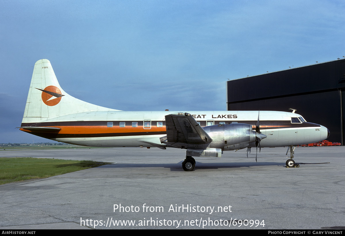 Aircraft Photo of C-GDTC | Convair 580 | Great Lakes Airlines | AirHistory.net #690994