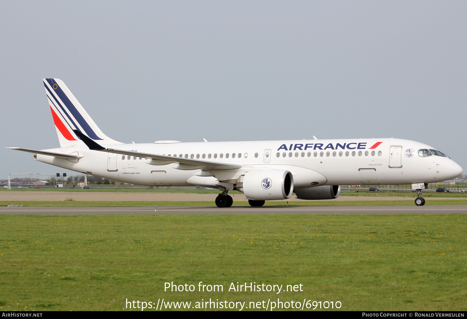 Aircraft Photo of F-HZUI | Airbus A220-371 (BD-500-1A11) | Air France | AirHistory.net #691010