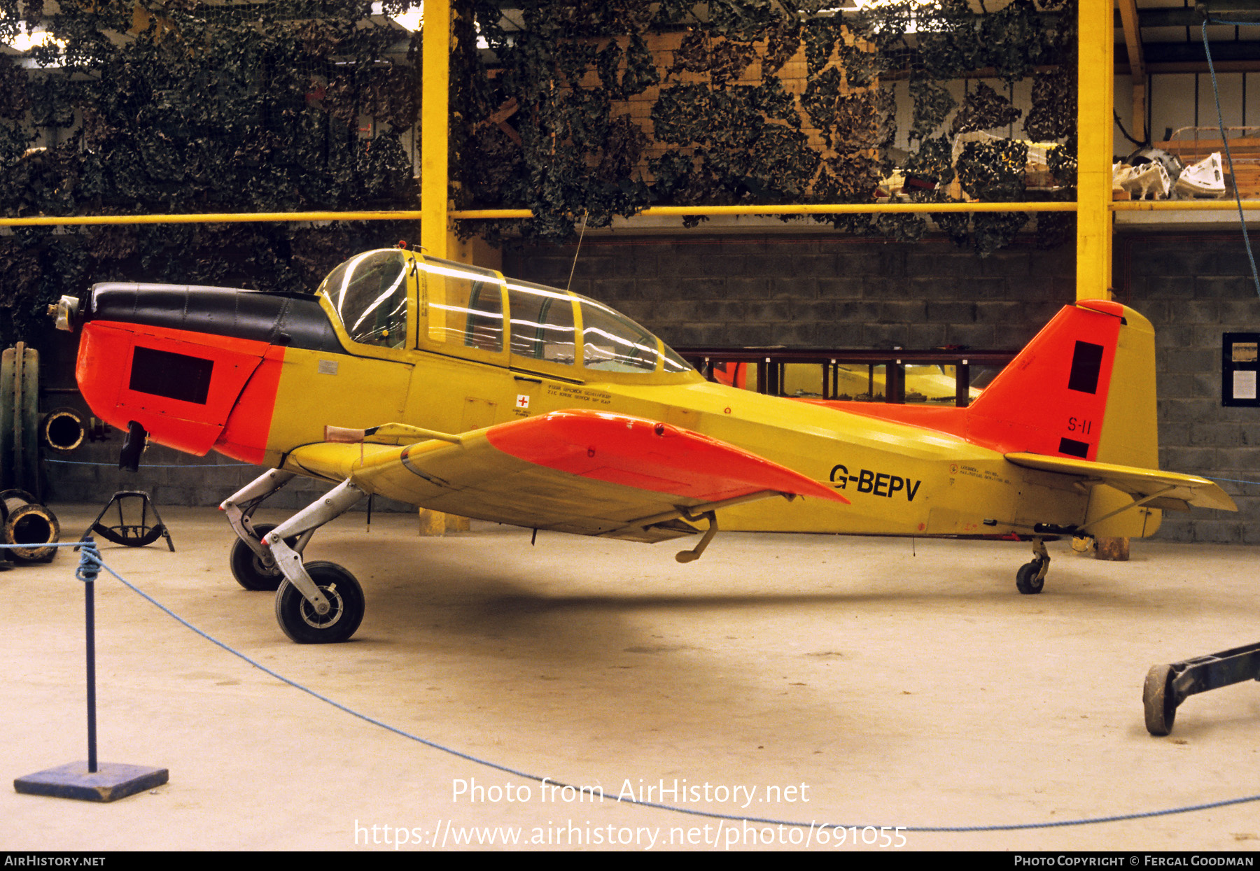 Aircraft Photo of G-BEPV | Fokker S.11-1 Instructor | AirHistory.net #691055