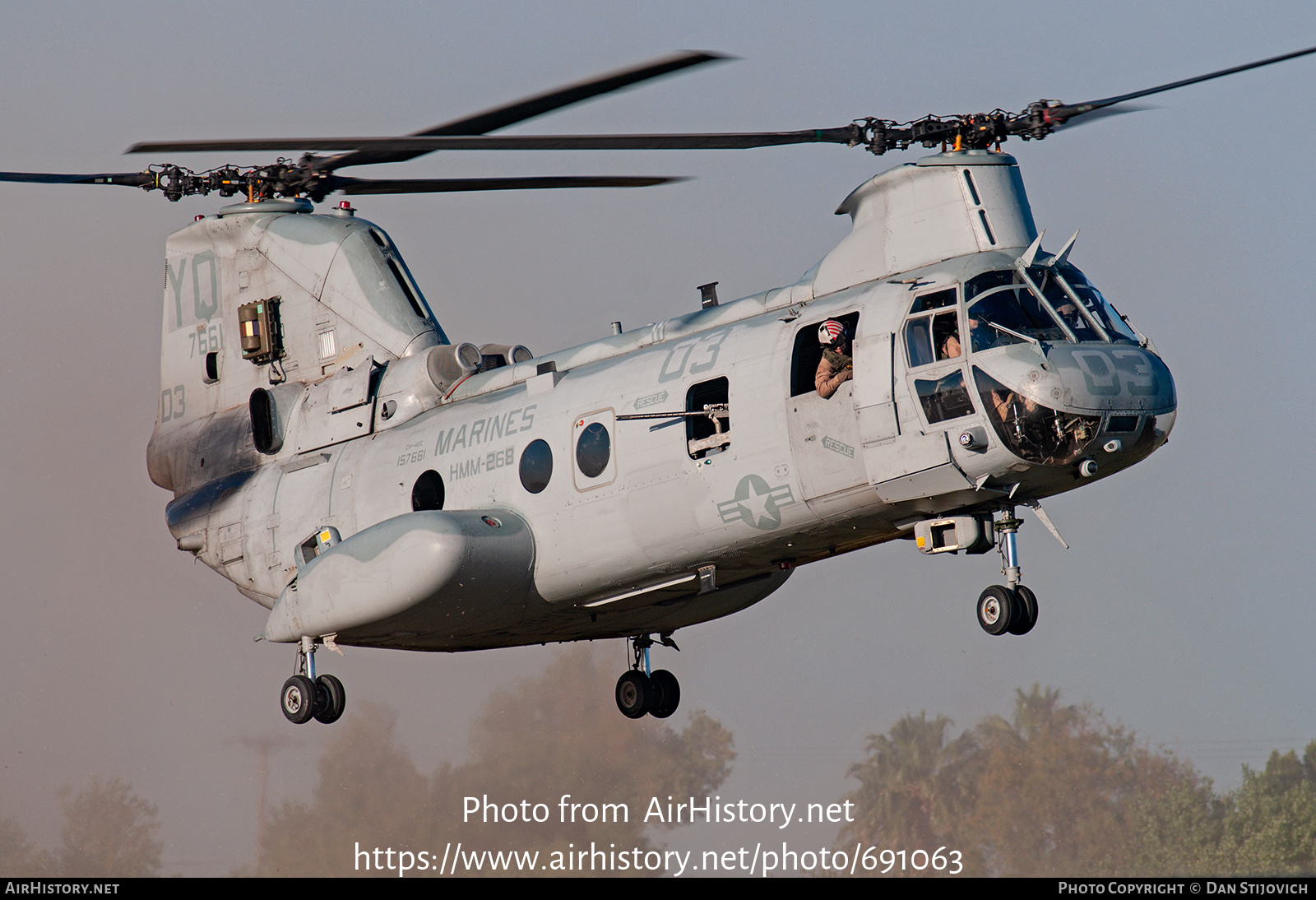 Aircraft Photo of 157661 | Boeing Vertol CH-46E Sea Knight | USA - Marines | AirHistory.net #691063