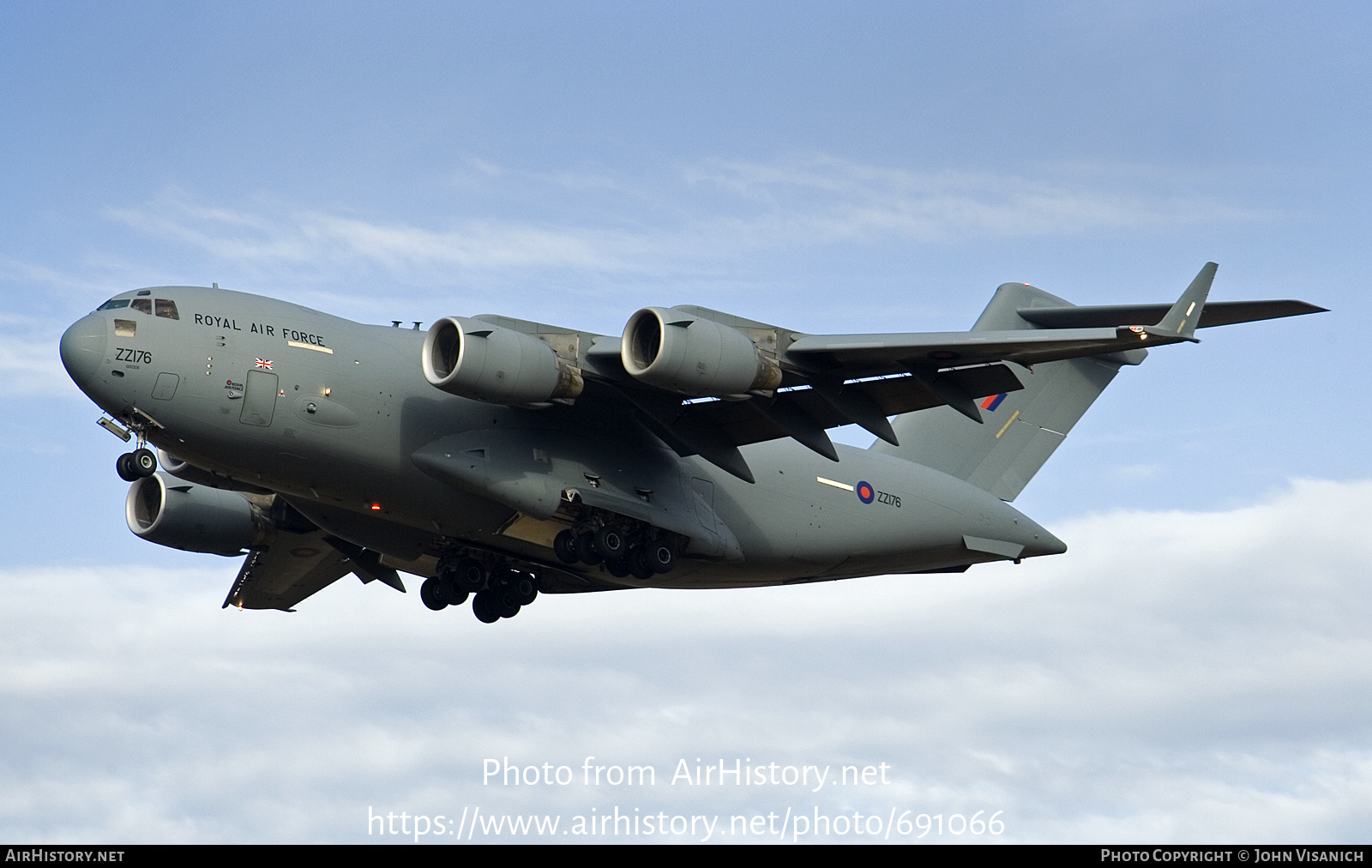 Aircraft Photo of ZZ176 | Boeing C-17A Globemaster III | UK - Air Force | AirHistory.net #691066