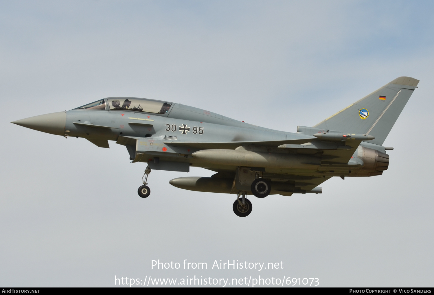 Aircraft Photo of 3095 | Eurofighter EF-2000 Typhoon T | Germany - Air Force | AirHistory.net #691073