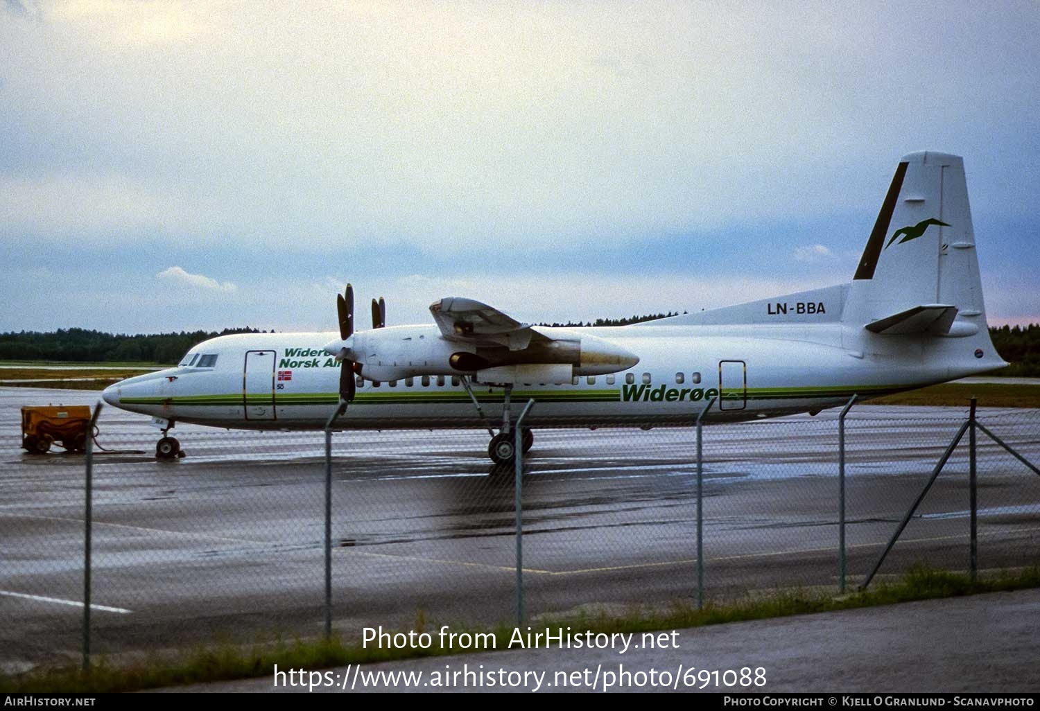 Aircraft Photo of LN-BBA | Fokker 50 | Widerøe Norsk Air | AirHistory.net #691088