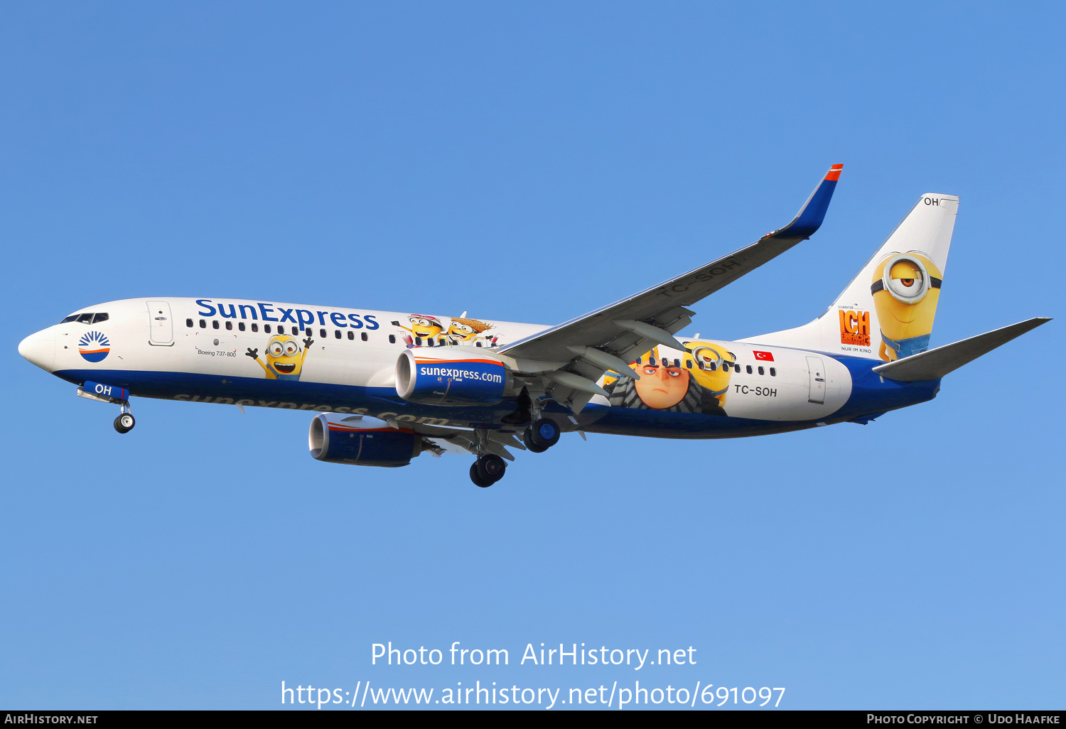 Aircraft Photo of TC-SOH | Boeing 737-800 | SunExpress | AirHistory.net #691097