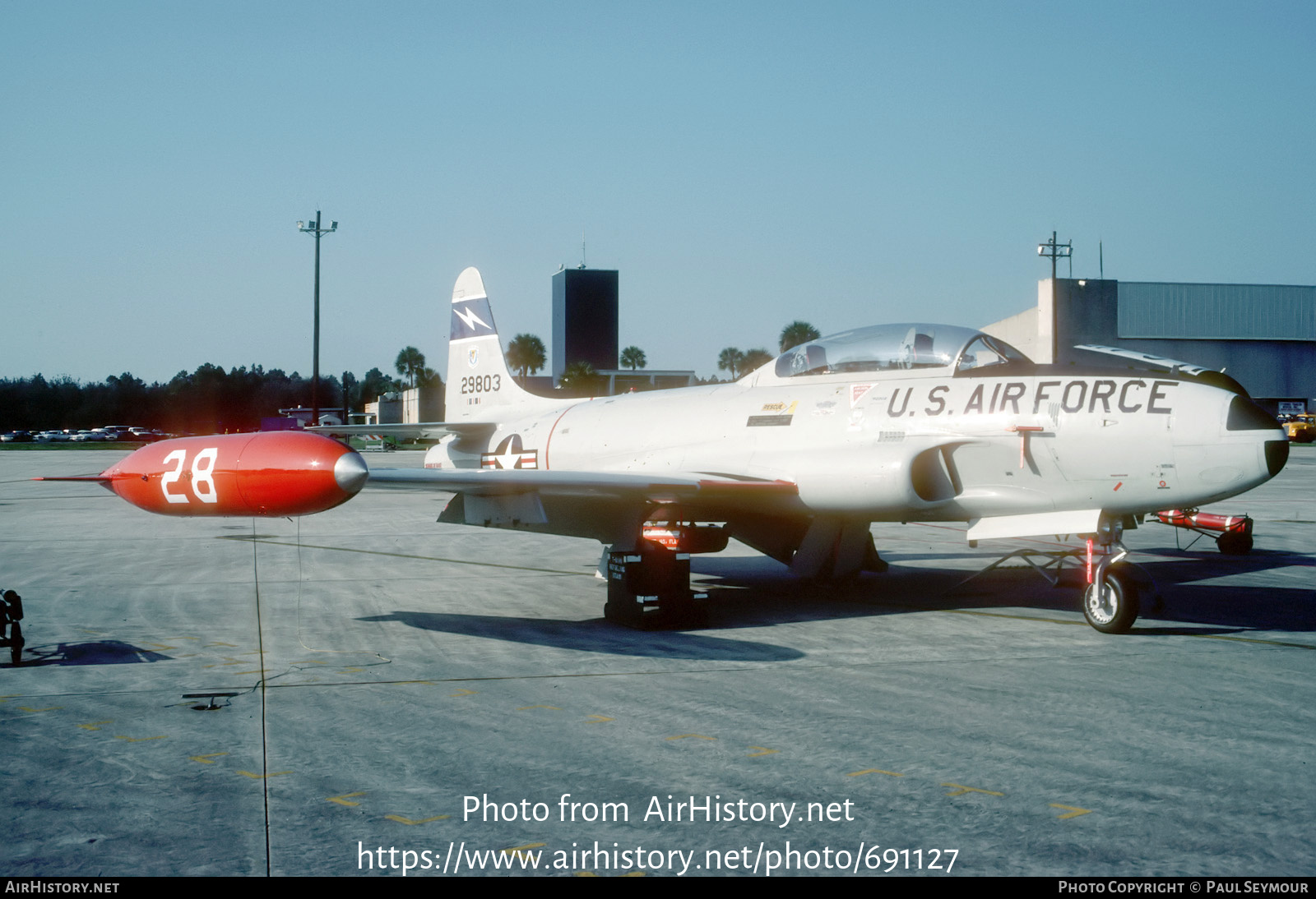 Aircraft Photo of 52-9803 / 29803 | Lockheed T-33A | USA - Air Force | AirHistory.net #691127