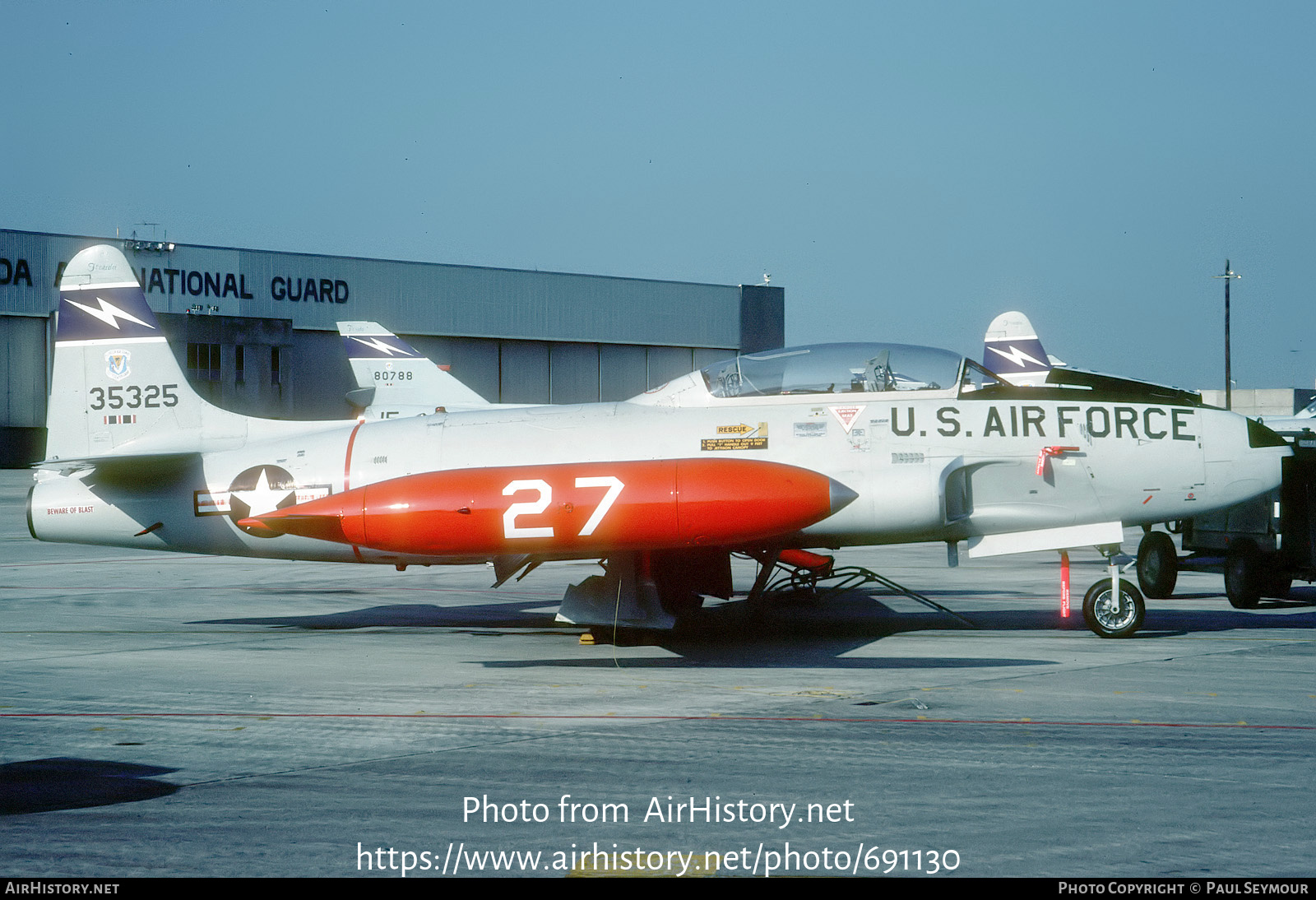 Aircraft Photo of 53-5325 / 35325 | Lockheed T-33A | USA - Air Force | AirHistory.net #691130