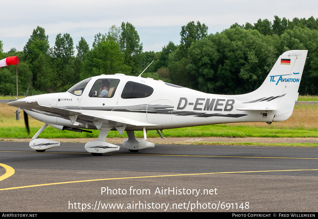 Aircraft Photo of D-EMEB | Cirrus SR-20 G3 | TL Aviation | AirHistory.net #691148