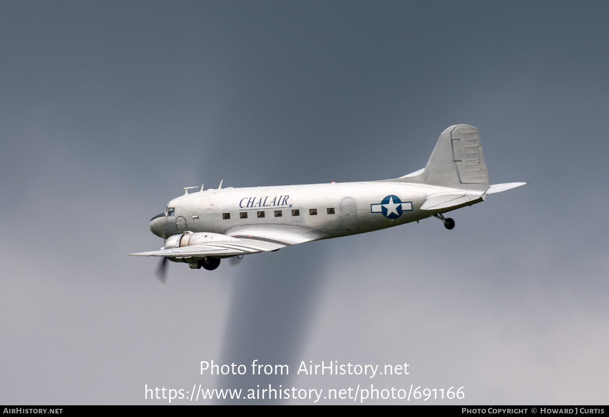 Aircraft Photo of F-AZOX | Douglas DC-3(C) | Chalair Aviation | USA - Air Force | AirHistory.net #691166
