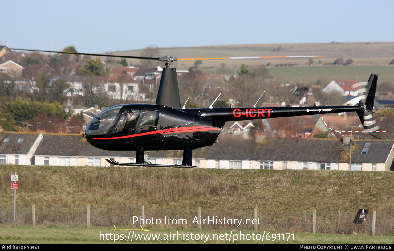 Aircraft Photo of G-ICRT | Robinson R-44 Raven II | AirHistory.net #691171