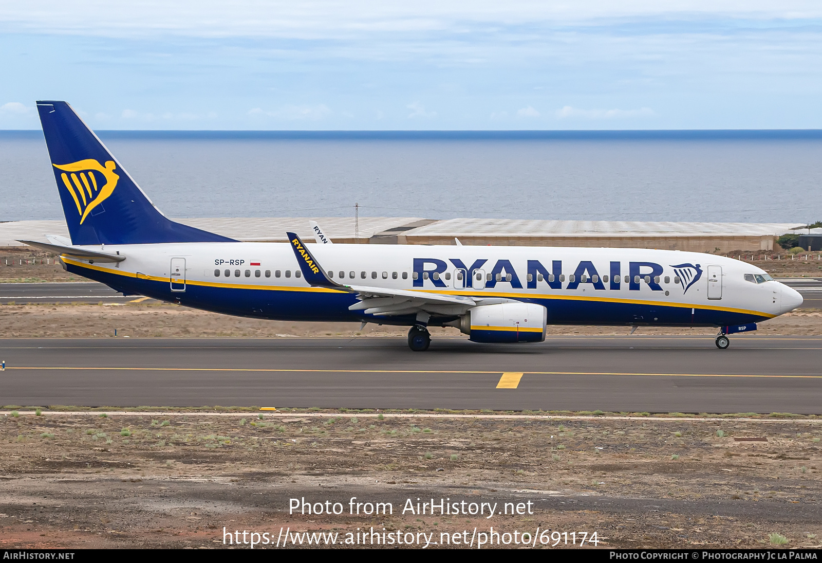 Aircraft Photo of SP-RSP | Boeing 737-8AS | Ryanair | AirHistory.net #691174