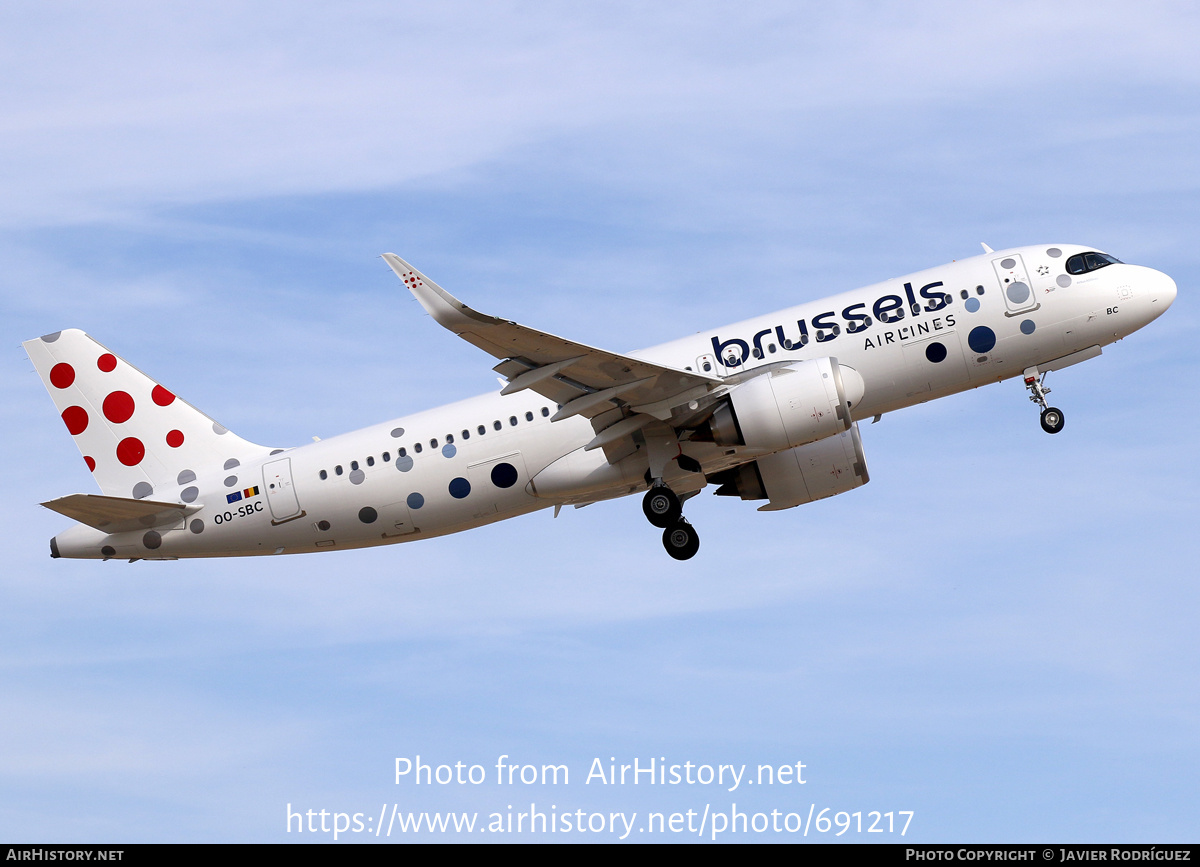 Aircraft Photo of OO-SBC | Airbus A320-251N | Brussels Airlines ...