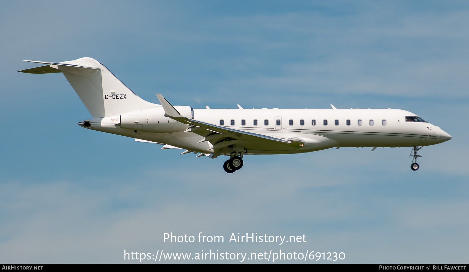 Aircraft Photo of C-GEZX | Bombardier Global Express (BD-700-1A10) | AirHistory.net #691230