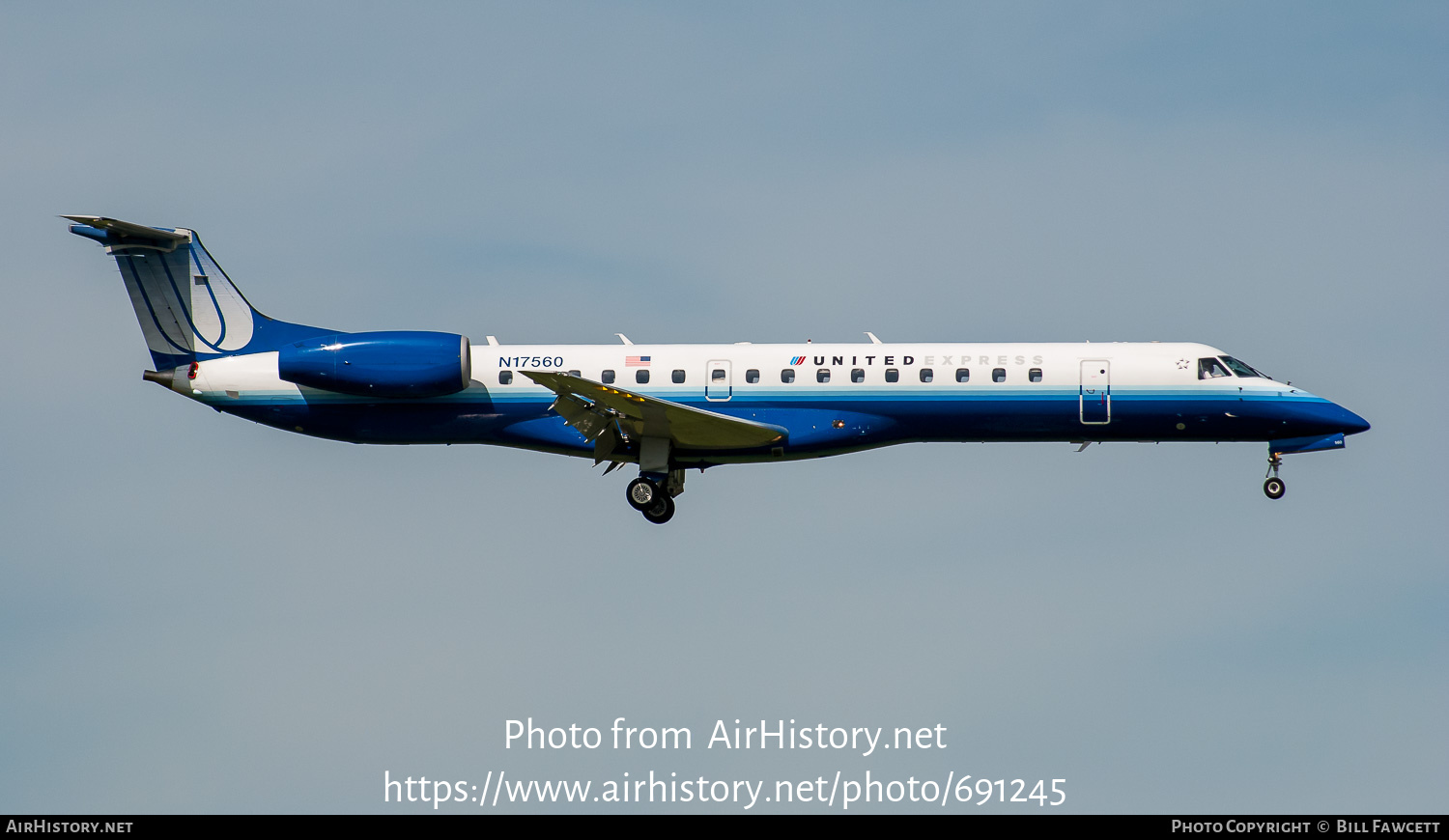 Aircraft Photo of N17560 | Embraer ERJ-145LR (EMB-145LR) | United Express | AirHistory.net #691245