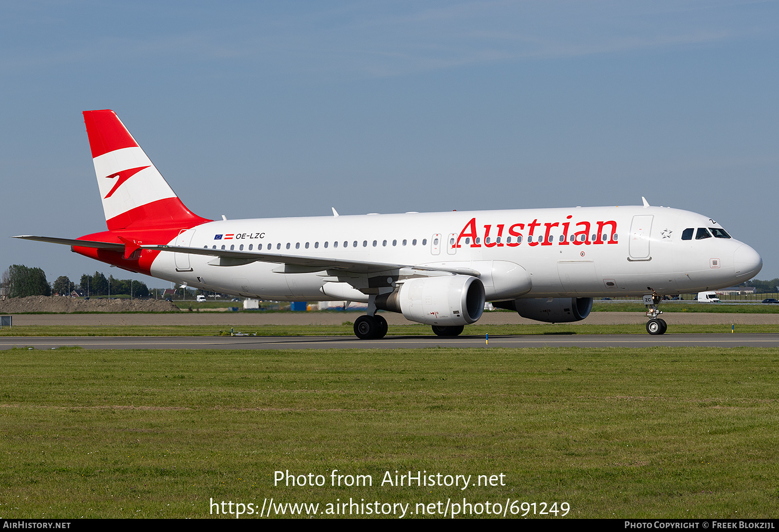 Aircraft Photo of OE-LZC | Airbus A320-214 | Austrian Airlines | AirHistory.net #691249