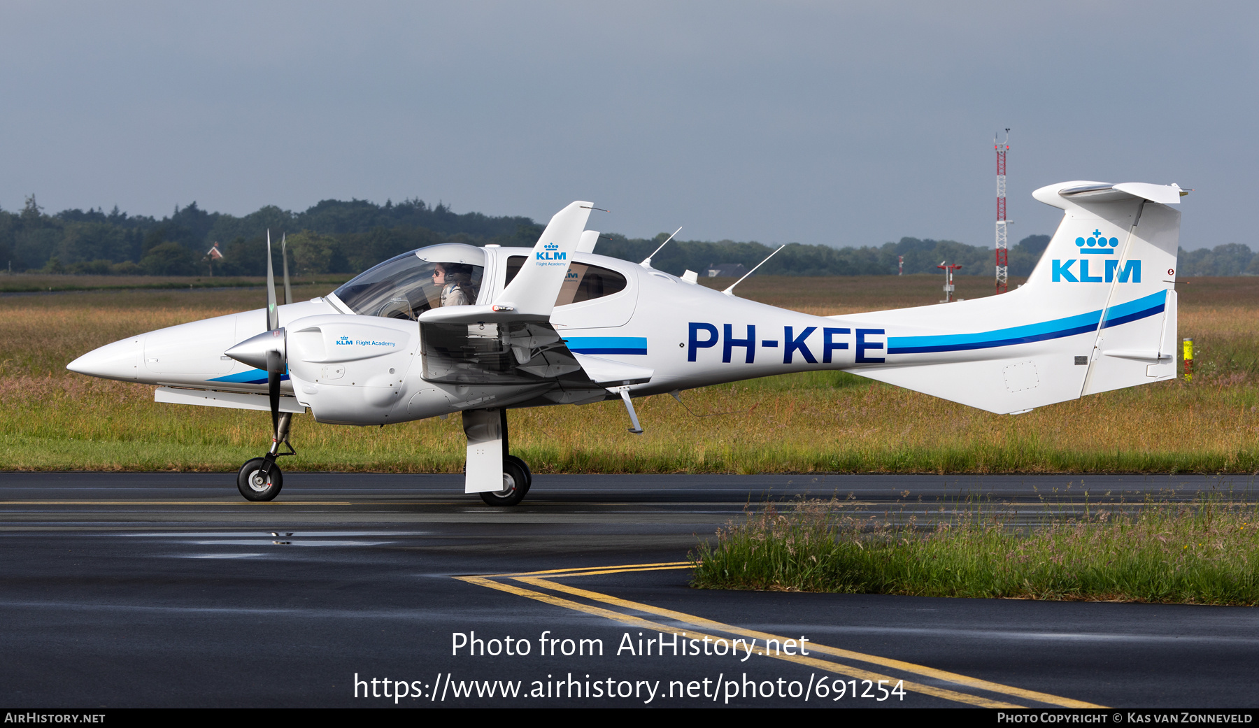 Aircraft Photo of PH-KFE | Diamond DA42 NG Twin Star | KLM Flight Academy | AirHistory.net #691254