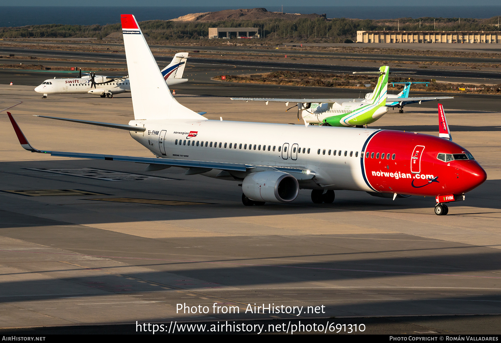 Aircraft Photo of EI-FHM | Boeing 737-8JP | Norwegian | AirHistory.net #691310