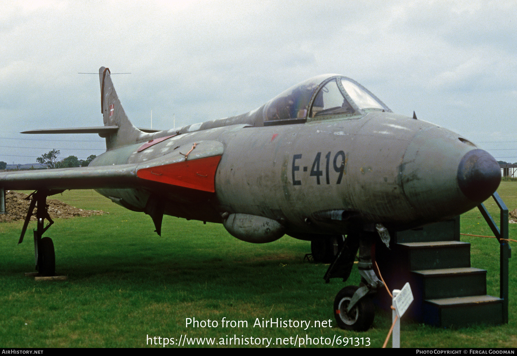 Aircraft Photo of E-419 | Hawker Hunter F51 | Denmark - Air Force | AirHistory.net #691313