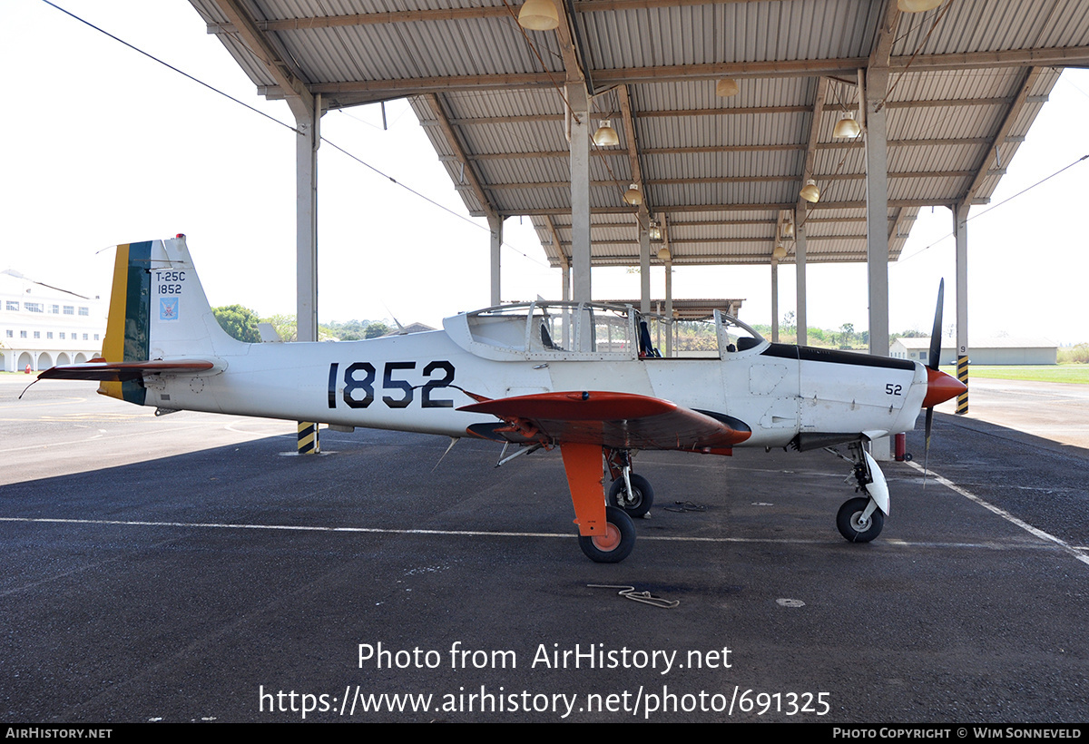 Aircraft Photo of 1852 | Neiva T-25C Universal | Brazil - Air Force | AirHistory.net #691325