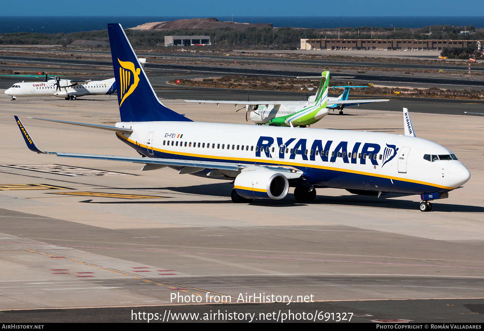 Aircraft Photo of EI-FEI | Boeing 737-8AS | Ryanair | AirHistory.net #691327